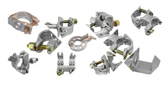 Galvanized Load Capacity Quick Steel Pipe Half Swivel Couplers Scaffolding Accessory for Sale