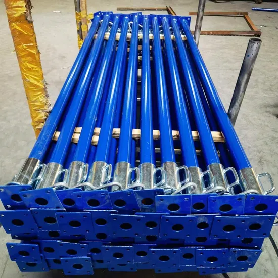 Galvanized Shoring Post Formwork Construction Adjustable Painted Scaffold System Metal Acrow Steel Prop Buidling Material Acro Metal Struts Andamios Scaffolding