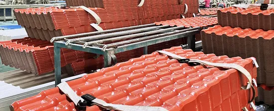 Supplier Telha Colonial PVC Telhao De PVC Roof Tile PVC Roofing Sheet Foshan Roof Tile Factory PVC Roofing 