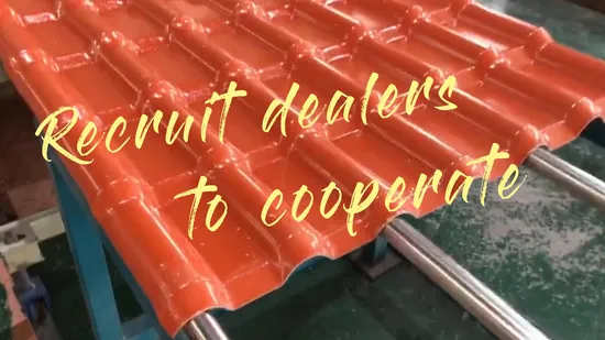 Surface Synthetic Resin Tile Roof PVC Plastic High Quality New Building Material Roofing Sheet Tile 