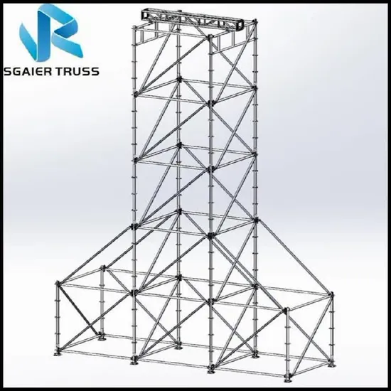 Building Construction Scaffoldings Facade Scaffolding Tower Ready Lock Standard Material Steel Ringlock System for Sale