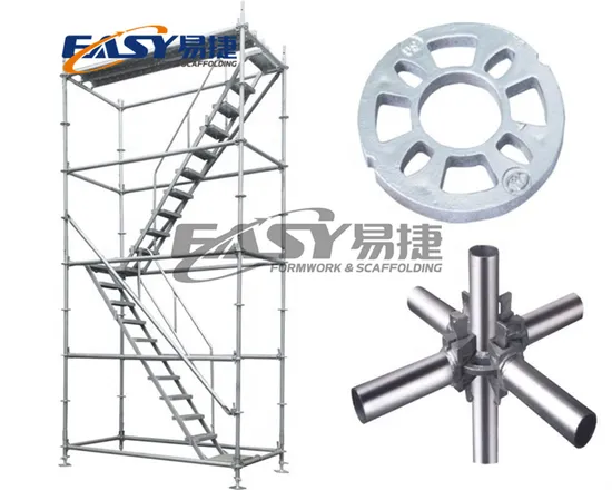 Easy Scaffolding Construction Material Steel Aluminum Scaffolding Ringlock Ledger Layher Scaffolding 