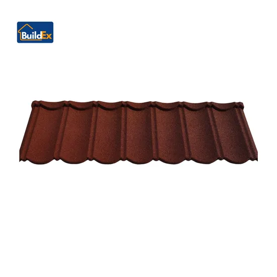 Low Price Building Material Color Painted Typical Wooden Color Stone Aluminum Zinc Steel Roof Tiles 