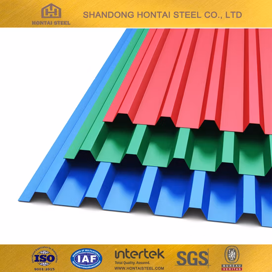 Roof Material Coated Zinc Aluminum Roof Tile Prepainted Galvanized Corrugated Roofing Sheet