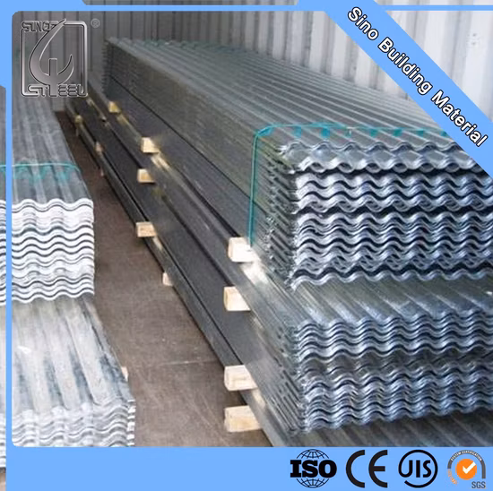 Steel Material Dx51d, Dx52D, Dx53D Zinc Coated Corrugated Galvanized Steel Roofing Sheet