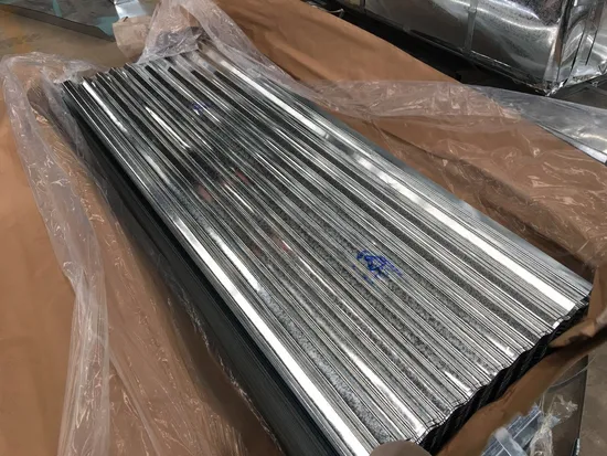 House Roof Steel Material Zinc Coated Corrugated Galvanized Steel Roofing Sheet 
